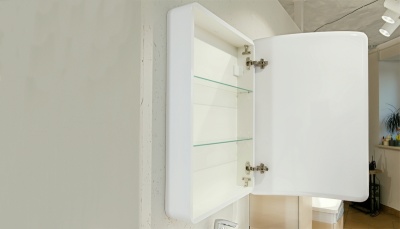 Зеркальный шкаф Velvex Iva 60 zsIVA.60-26 Светлый лен