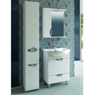 Зеркало со шкафом Vigo Callao 60 R с подсветкой Белое