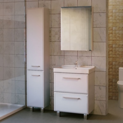 Шкаф пенал Raval Fest 33 Белый