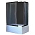 Душевой уголок Royal Bath BP 100х80 RB8100BP-C-CH-L с поддоном профиль Хром стекло матовое
