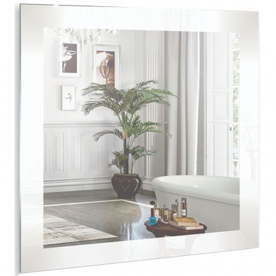 Зеркало Mixline Премьер Карла 77 533658 с подсветкой с сенсорным выключателем и пескоструйным рисунком