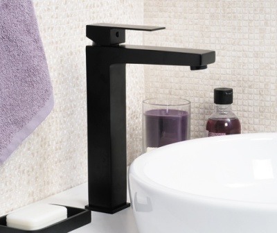 Смеситель для раковины WasserKRAFT Abens 2003H Черный матовый