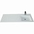 Раковина Andrea Cosmos 120 R 4680028070344 на стиральную машину Белая