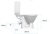 Унитаз компакт Vitra Eco-Line 9837B003-7200 с сиденьем