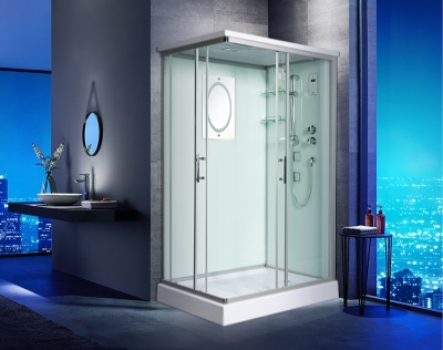 Душевая кабина WeltWasser WW500 Laine 1204 120x90 10000003273 профиль Хром стекло прозрачное