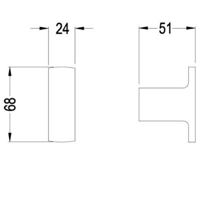 Крючок для полотенец Schein Elite 7057001 Хром