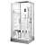 Душевая кабина Cerutti SPA 110x85 SW-C11085 L профиль Хром стекло прозрачное
