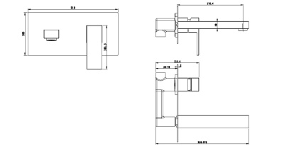 Смеситель для раковины Bien BL45020101 Хром