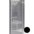 Шторка на ванну Riho Lucid GD501 80 GDB508B000 профиль Черный стекло прозрачное