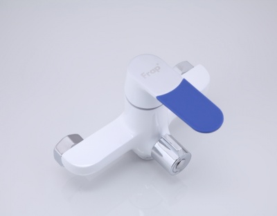 Смеситель для ванны Frap F2234 универсальный Белый Хром