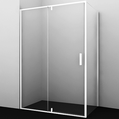 Душевой уголок WasserKRAFT Neime 120x90 19P07 профиль Белый стекло прозрачное