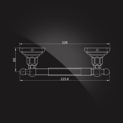 Держатель туалетной бумаги Elghansa Praktic PRK-350 Хром