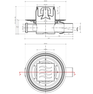 Душевой трап Pestan Confluo Standard 13000068 с решеткой