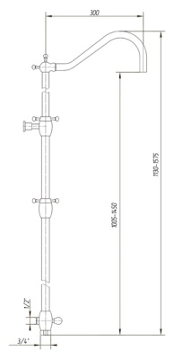 Душевая колонна Migliore Onda ML.OND-36.217 CR (хром)