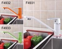 Смеситель для кухни Frap F493 Белый Хром