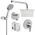 Душевая система Vitra Win S A49265EXP Хром