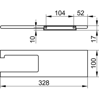 Держатель туалетной бумаги Keuco Edition 400 11573 170000 с полочкой Хром