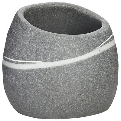 Стакан для зубных щеток Ridder Little Rock 22190107 Серый