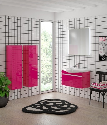 Зеркало SanVit Тикси 90 с подсветкой с кнопочным выключателем