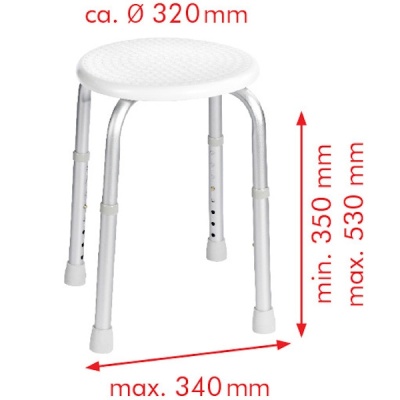 Табурет в ванную Ridder Assistent Белый
