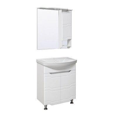 Мебель для ванной Runo Стиль 65 Белая