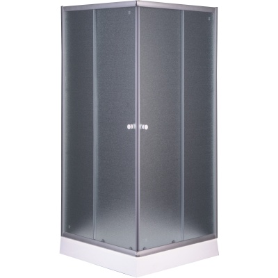 Душевой уголок Parly ZEQ811 80х193 профиль Матовый алюминиевый стекло матовое