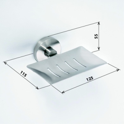 Мыльница Bemeta Neo stainless 104208085 Хром