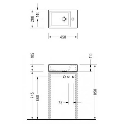 Раковина-чаша Serel 45 2049 Белая
