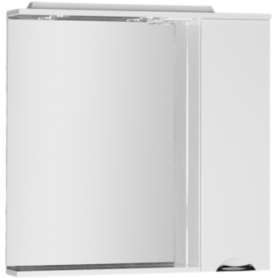 Зеркало со шкафом Aquanet Гретта 90 173987 с подсветкой R Дуб светлый