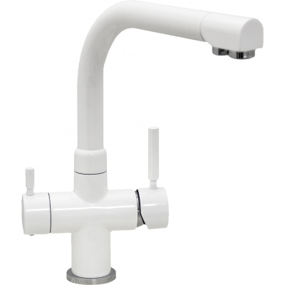 Смеситель для кухни Seaman Barcelone SSL-5383-Snow Белый