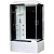 Душевая кабина Royal Bath BP 100х80 RB8100BP3-BT-CH-L с гидромассажем профиль Хром задняя стенка Черная