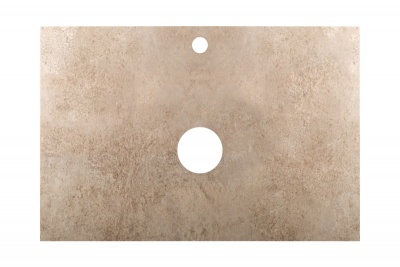 Комплект мебели для ванной BelBagno SET-KRAFT-700-RGB-C-BB344-LOY со смесителем Rovere Galifax Bianco, столешница - Cemento (без нанесения узора)