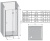 Душевая дверь в нишу Ravak Brilliant BSD2-100 A L хром+транспарент