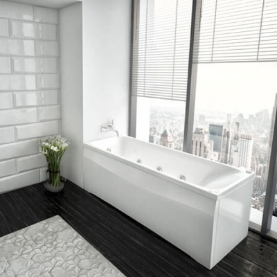 Акриловая ванна Акватек Альфа 170х70 без гидромассажа