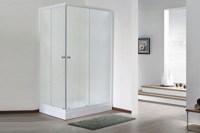 Душевой уголок Royal Bath HP 120х80 RB8120HP-C-R с поддоном профиль Белый стекло матовое