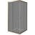 Душевой уголок Good Door Jazze CR-90-B-BR 90x90 профиль Бронза стекло тонированное