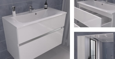 Тумба под раковину San Star Велья 60 61.2-1.4.1. подвесная Белая