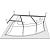 Каркас для ванны Vagnerplast Selena/Flora 150x100 VPK150100