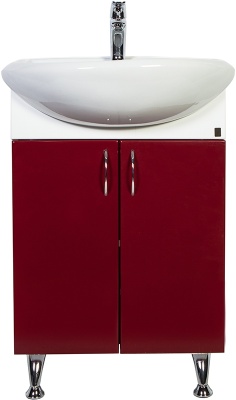 Тумба с раковиной Orange Кларис 57 Белая