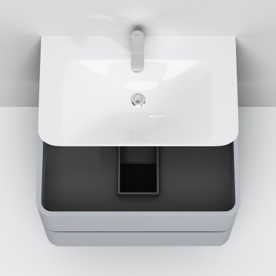 Тумба под раковину AM.PM Sensation 80 M30FHX0802FG подвесная Серый шелк