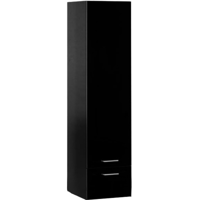 Шкаф пенал Aquanet Верона 40 176673 подвесной R Черный