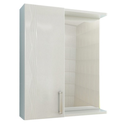 Зеркало со шкафом Vigo Atlantic 16-600 L с подсветкой Белое