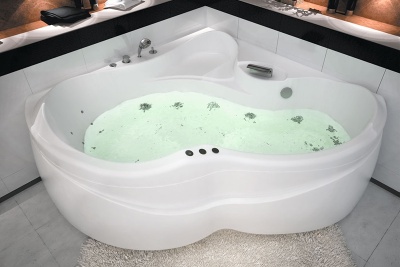 Акриловая ванна Aquanet Bellona 175x175 с гидромассажем