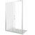 Душевая дверь в нишу Good Door Latte WTW-110 110 профиль Белый стекло Grape