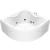 Акриловая ванна Bas Риола 135x135 без гидромассажа