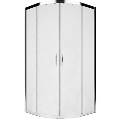 Душевой уголок Kolo Record 90x90 радиальный профиль Хром стекло прозрачное