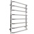 Водяной полотенцесушитель Laris Стандарт П8 80х50 Хром