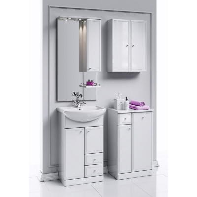 Тумба Aqwella Барселона 50 Ba.03.05 Белая