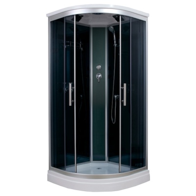 Душевая кабина Timo Standart T-1109 P 90х90 без гидромассажа профиль Хром стекло тонированное