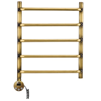 Полотенцесушитель электрический Domoterm Стефано П5 400*500 АБР E L Античная бронза